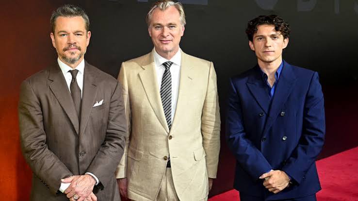 Christopher Nolan, Tom Holland and Matt Damon Attend The Odyssey Premiere in Mumbai